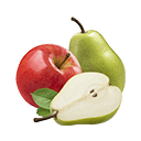 التفاح والكمثري