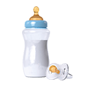 زجاجات الرضاعة واللهايات