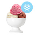 الآيس كريم والتحليات المجمدة