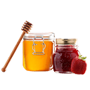 العسل، المربى ومعجون الطلي