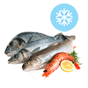 المأكولات البحرية المجمدة