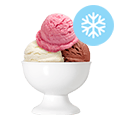 الآيس كريم والتحليات المجمدة